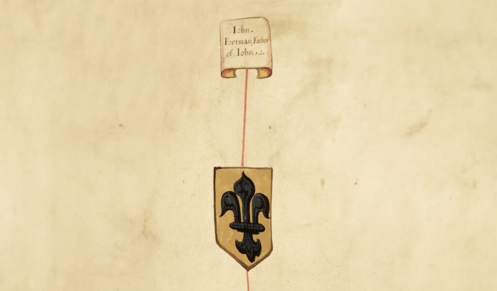 Historic Portman Estate crest for London website design, CRM branding and digital marketing