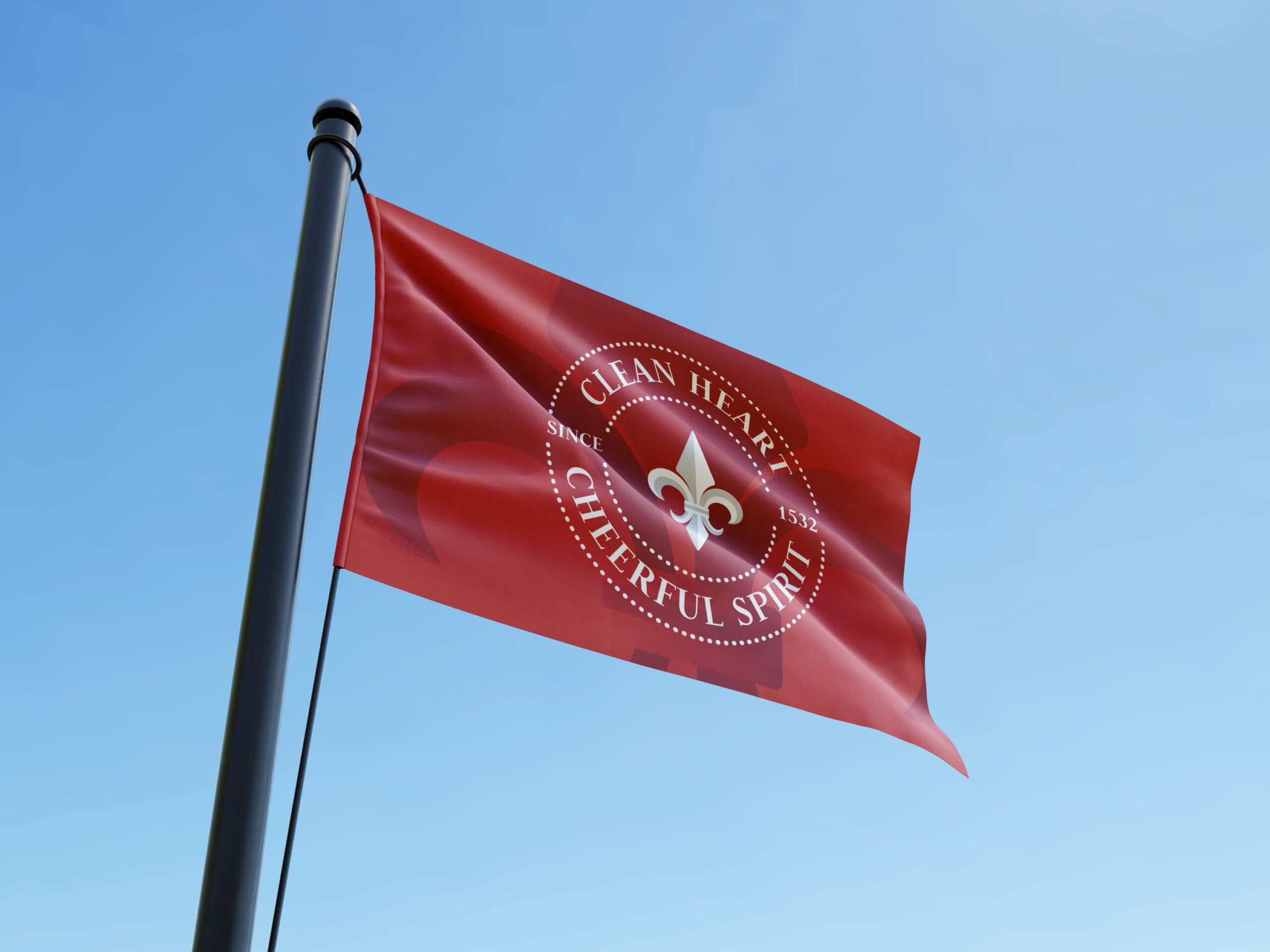 Portman Estate logo flag for London property branding, website design and digital marketing