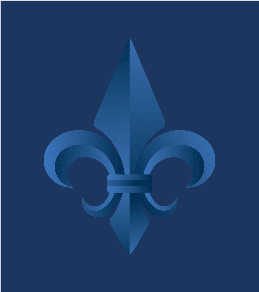 Portman Estate logo in blue for London property branding and website design