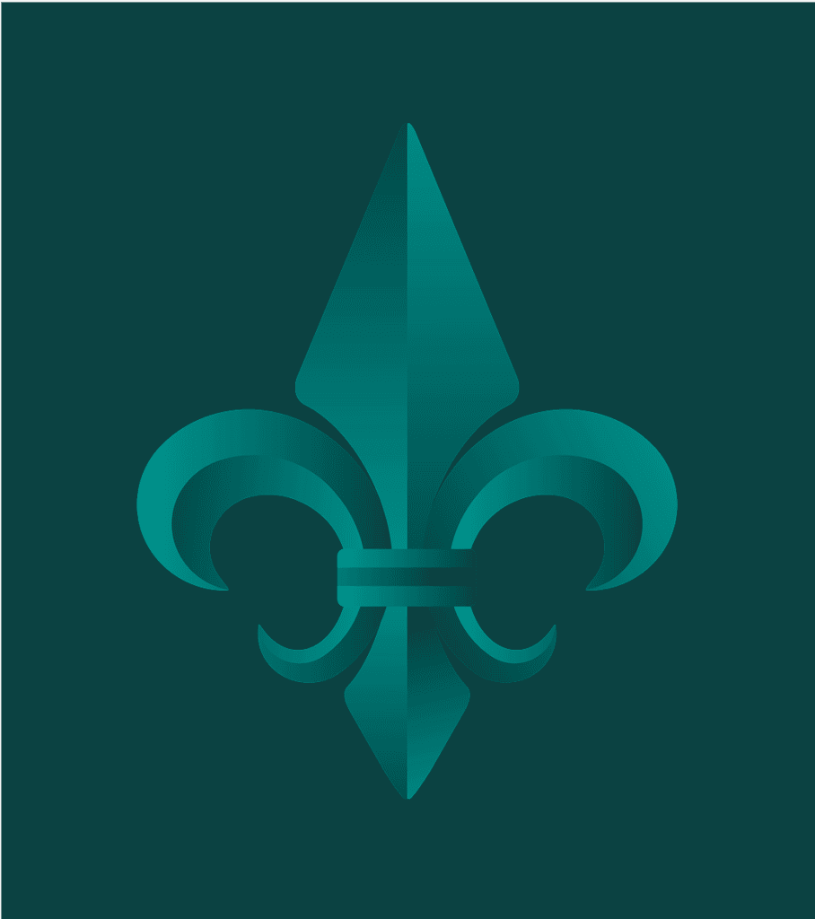Portman Estate logo in green for London property branding and website design