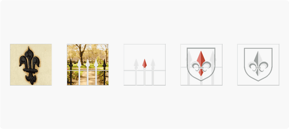 Portman Estate logo design inspired by London iron railings for website development and CRM branding