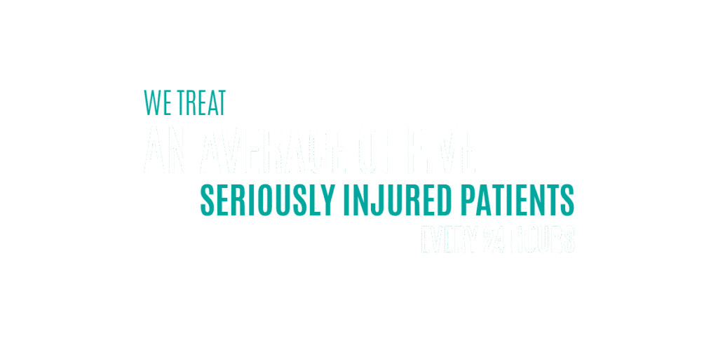 London Air Ambulance campaign typography designed for CRM-driven donor messaging and charity branding