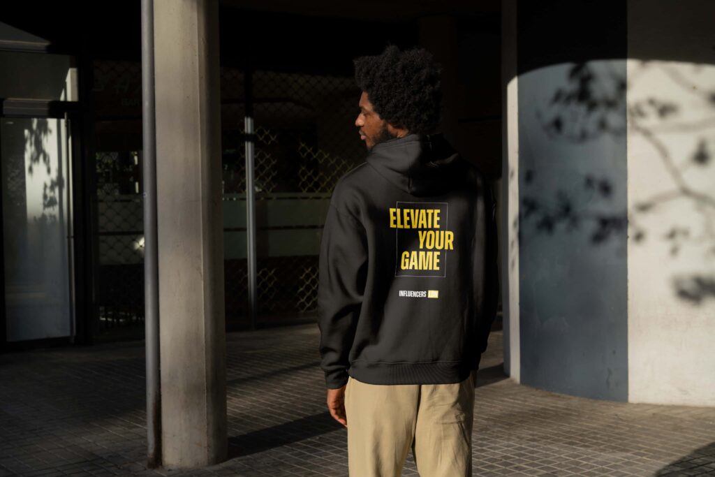 Influencers LDN hoodie design and logo created through brand strategy and CRM-driven content production